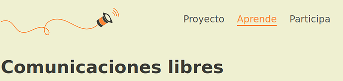 Captura pantalla de la web Komunikilo