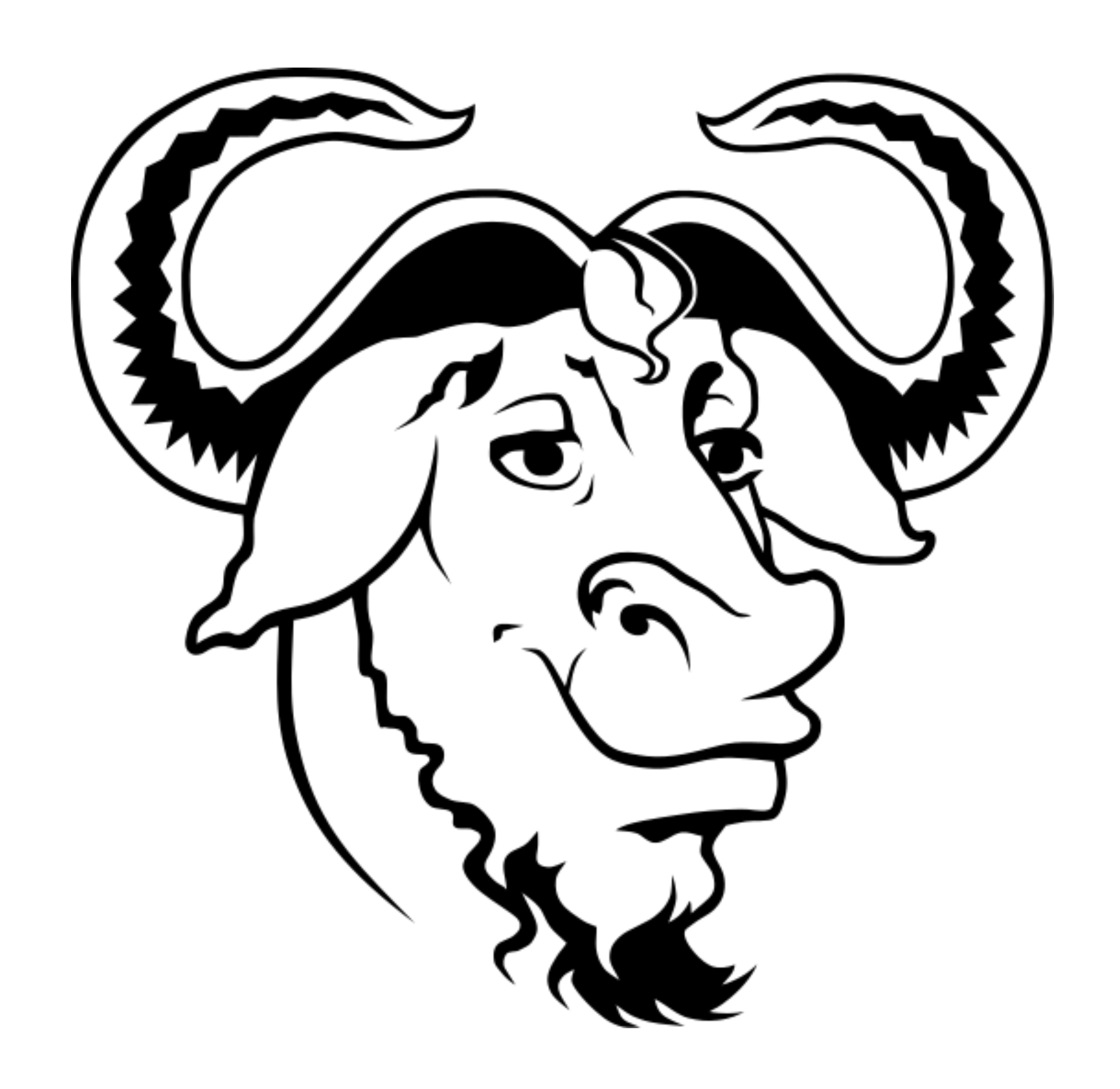 GNU head logo